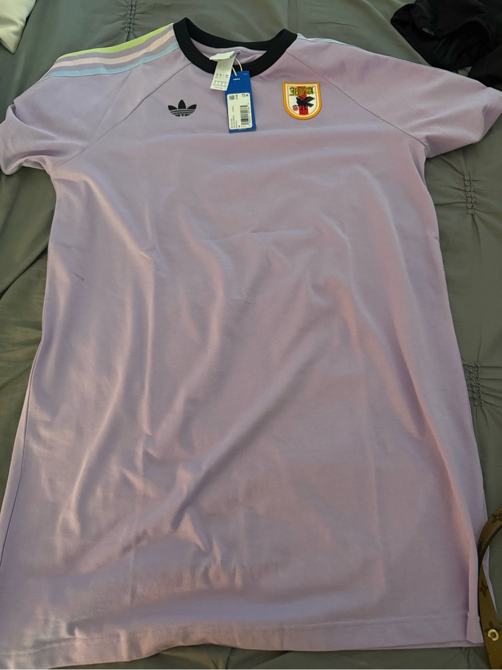 Adidas Women’s Lavender Short-Sleeve mini dress